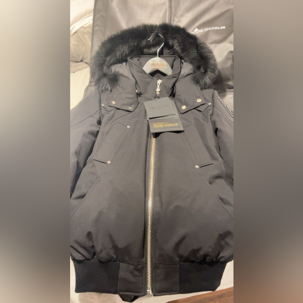 moose knuckle ballistic bomber jacket